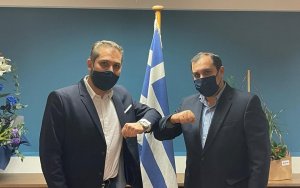 Επίσκεψη της Hellenic Seaplanes στο υπουργείο Ναυτιλίας για τα υδροπλάνα