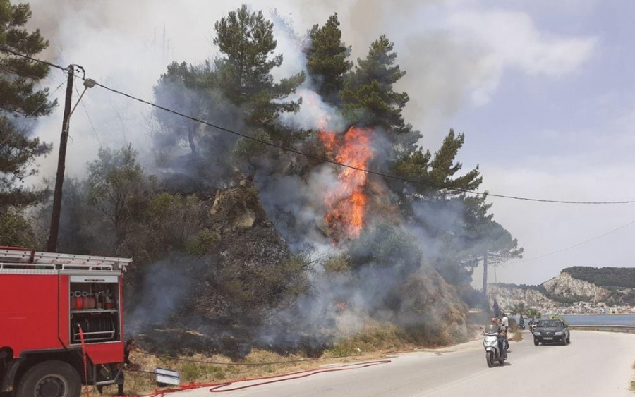 Ζάκυνθος: Πυρκαγιά στο Αργάσι