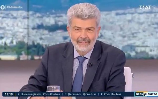 Ναπολέων Μαραβέγιας στον ΣΚΑΪ: "Μονόδρομος η αυτοδύναμη Να Δημοκρατία"