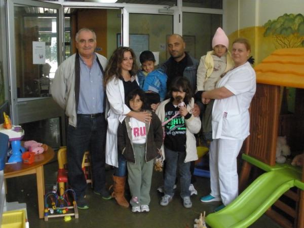 Η αδικοχαμένη οικογένεια από τη Συρία στην Παιδιατρική Κλινική του Νοσοκομείου Αργοστολίου τις μέρες που φιλοξενήθηκε στην Κεφαλονιά