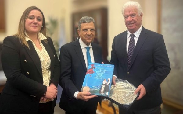 O Ευρωβουλευτής Γιώργος Αυτιάς συναντήθηκε με τον Περιφερειάρχη, Γιάννη Τρεπεκλή