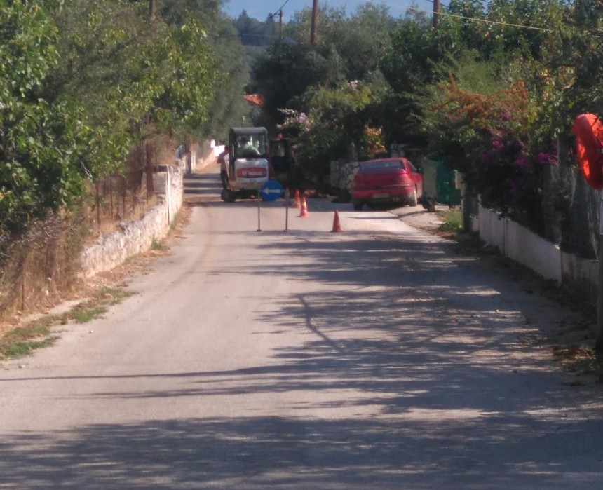 Εργασίες στο δίκτυο ύδρευσης των Πουλάτων