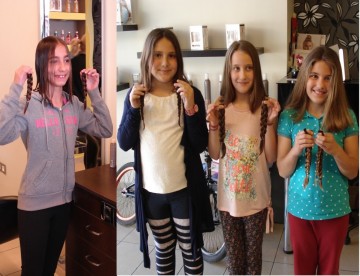 Μαθήτριες του 4ου Δημοτικού χάρισαν τα μαλλιά τους σε παιδιά με καρκίνο