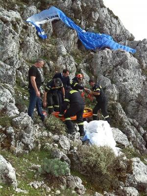 Ανακοίνωση της Πυροσβεστικής Υπηρεσίας για το συμβάν με την πτώση του αιωροπτεριστή