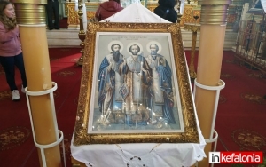 O εορτασμός των Τριών Ιεραρχών στα Βλαχάτα (εικόνες)