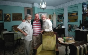 Καλλιτεχνική συνάντηση Milos Sobajic – Μεμά Καλογηράτου στο Αργοστόλι (εικόνα)