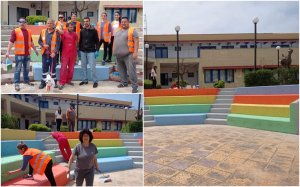 Ειδικό Δημοτικό Σχολείο Κεφαλονιάς: &quot;Και οι 10 ήταν υπέροχοι!&quot; - Ομόρφυναν με τα πινέλα τους το θεατράκι!