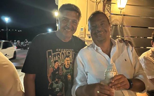 Ο προπονητής του Παναθηναϊκού, Εργκίν Αταμάν στην Ιθάκη!