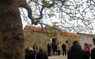 Με λιτανεία και παραδοσιακό κέρασμα η γιορτή της Ζωοδόχου Πηγής στα Αργίνια