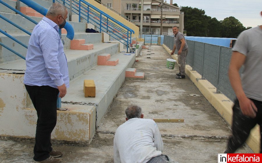 Ξεκίνησε η επισκευή του Κολυμβητηρίου Αργοστολίου (εικόνες)