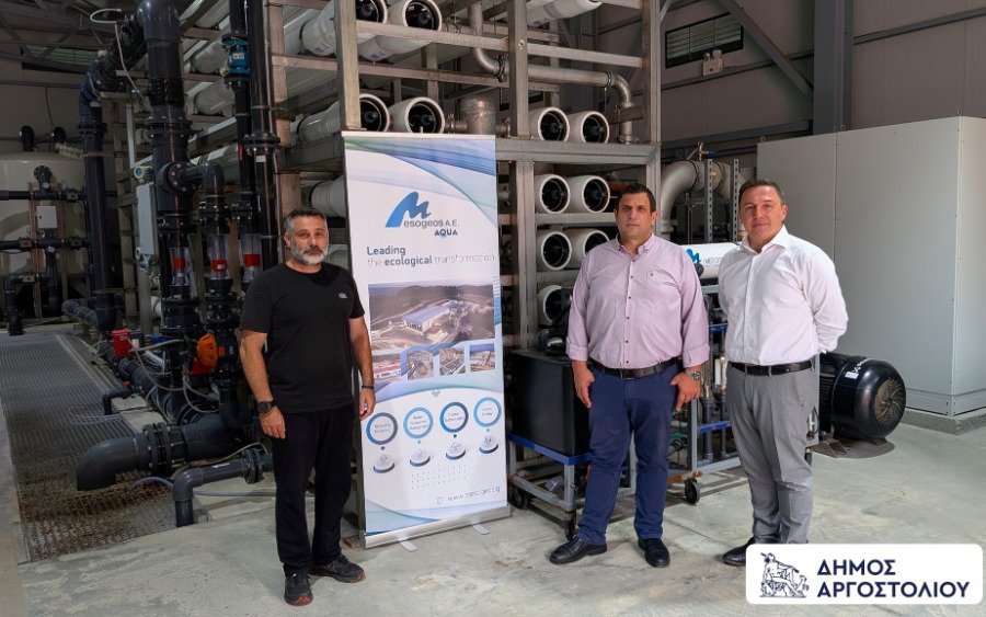 Συνάντηση εργασίας για τα ζητήματα υδάτων στην Κεφαλονιά με τον Αντιπρόεδρο της ΡΑΑΕΥ Δημήτρη Ψυχογυιό