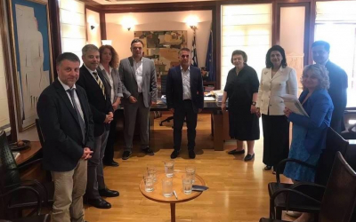 Συνάντηση στην Αθήνα με την Υπουργό Πολιτισμού Λίνα Μενδώνη για την Ιθάκη (εικόνες)