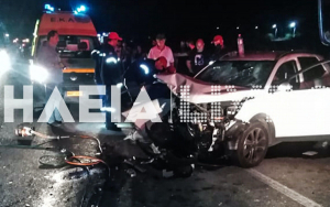 Πατρών - Πύργου: Τρεις τραυματίες σε σοβαρό τροχαίο στην Νέα Μανωλάδα (εικόνες - video)