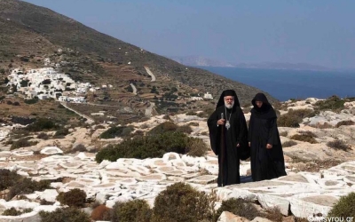 Ο Άγιος Άνθιμος ο Κουρούκλης ξαναένωσε την Κεφαλονιά με την Σίκινο (εικόνες)