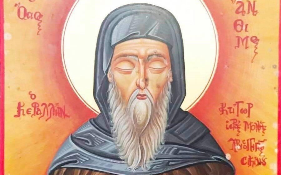 Όσιος Άνθιμος ο νέος ασκητής από την Κεφαλονιά – Μεγάλη γιορτή σήμερα 4 Σεπτεμβρίου