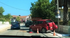 Τροχαίο ατύχημα στα Τραυλιάτα