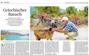 Άρθρο για την Κεφαλονιά στην γερμανική εφημερίδα &quot;Süddeutsche Zeitung&quot;