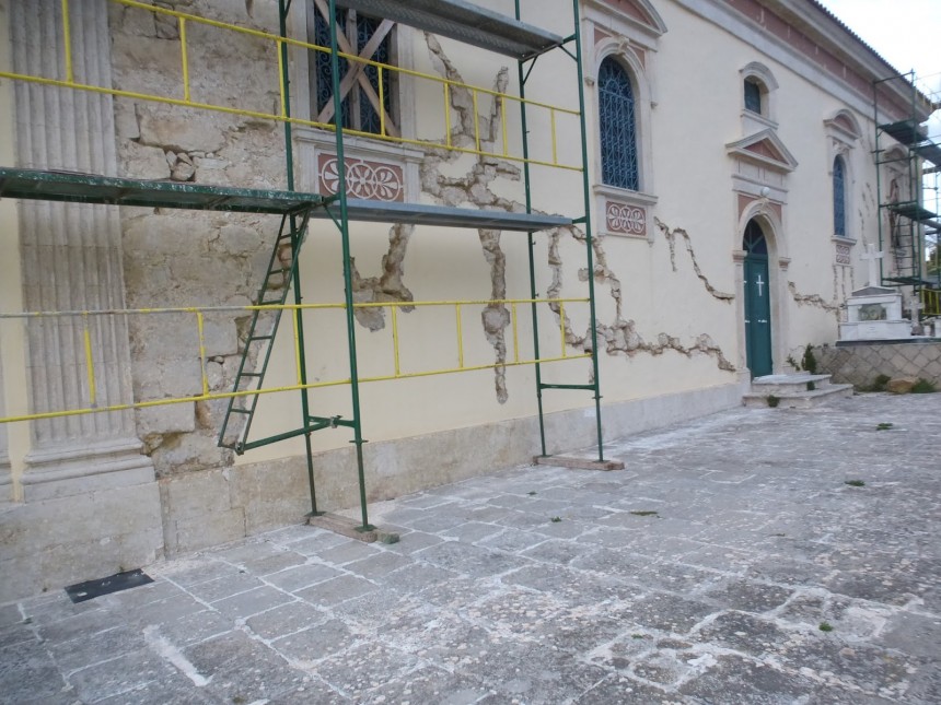 Σε κακή κατάσταση παραμένει η εκκλησία στο βουνό Δαμουλιανάτων