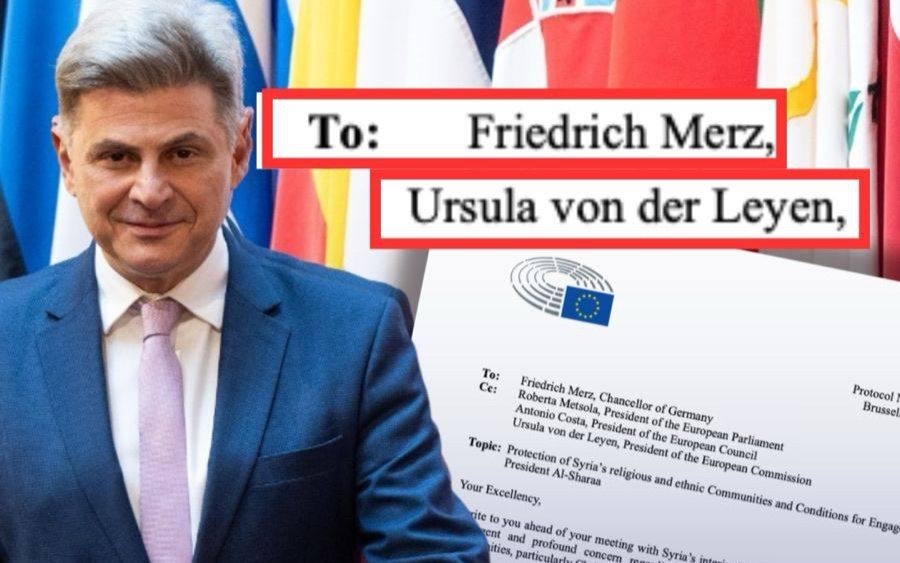 Φαραντούρης: Επιστολή προς Μερτς και φον ντερ Λάιεν ενόψει της συνάντησης με Τζολάνι