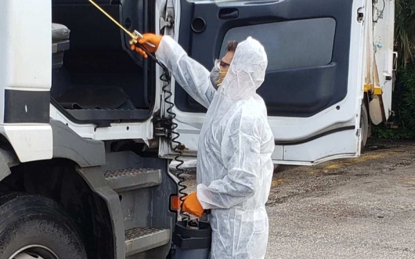 ΕΔΑΚΙ: Απολύμανση σε όλους τους χώρους και τα οχήματα