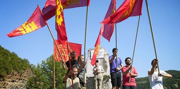 Πολιτικό μνημόσυνο του ΚΚΕ για τους πεσόντες της Εθνικής Αντίστασης απο τα Βαλσαμάτα και τα Ομαλά