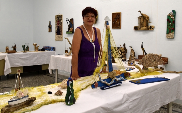 Εντυπωσίασαν οι χειροποίητες κατασκευές από υλικά της θάλασσας, της Κάκιας Γελάρδου (εικόνες)