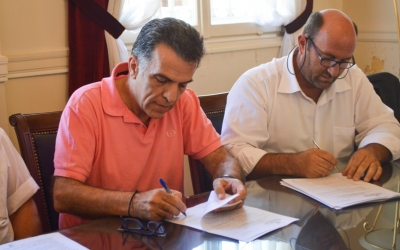 Υπογραφή σύμβασης για το έργο «Αξιοποίηση Λιμενικής Ζώνης Κυανής Ακτής»