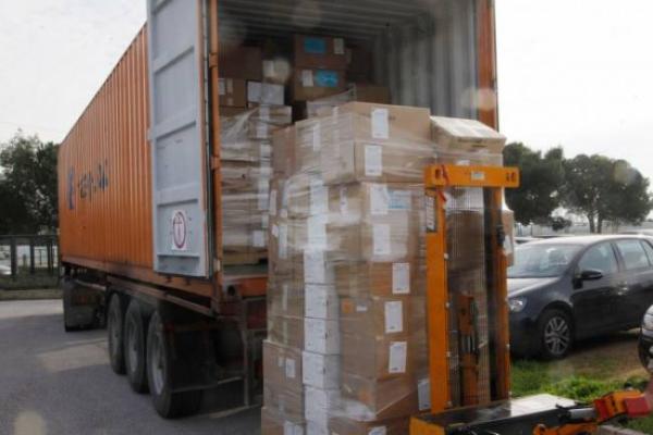 Αποστολή τροφίμων για τους σεισμόπληκτους από τον δήμο Κορωπίου