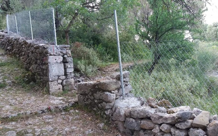 Ιθάκη: Προχωράει η περίφραξη της Σχολής Ομήρου