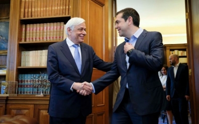 Αλέξης Τσίπρας και Προκόπης Παυλόπουλος © ΓτΠ ANDREA BONETTI