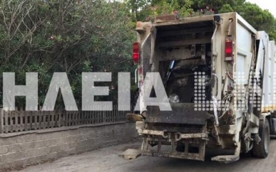 Φρικτό δυστύχημα: Νεκρή εργαζόμενη στην καθαριότητα του δήμου Πύργου - Την πάτησε το απορριμματοφόρο