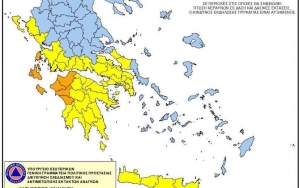Πολύ υψηλός ο κίνδυνος πυρκαγιάς στην Κεφαλονιά την Δευτέρα 11/9