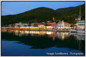 Σούρουπο στον παραλιακό της Σάμης