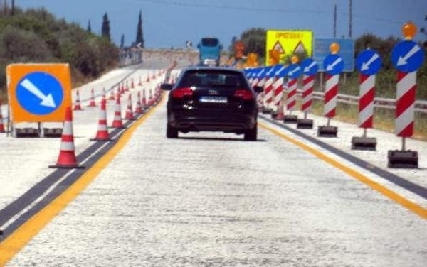 Κυκλοφοριακές ρυθμίσεις στην Κορίνθου-Πατρών από Δευτέρα