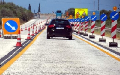 Κυκλοφοριακές ρυθμίσεις στην Κορίνθου-Πατρών από Δευτέρα
