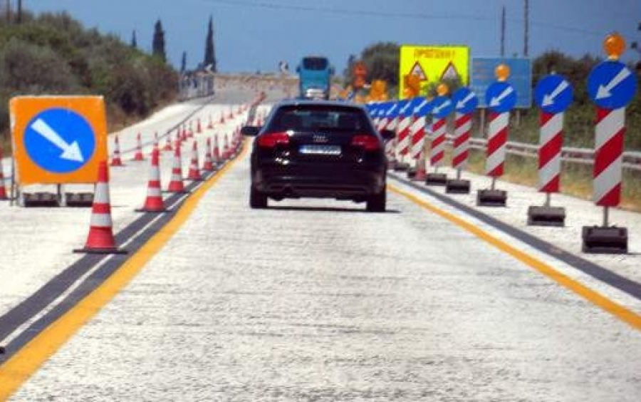 Κυκλοφοριακές ρυθμίσεις στην Κορίνθου-Πατρών από Δευτέρα