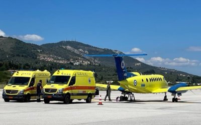 Μυτιλήνη: Αντίστροφη αεροδιακομιδή – Γιατρός από την Αθήνα πέταξε στο νησί για να σώσει 41χρονο με έμφραγμα