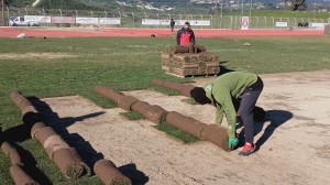 Ολοκληρώθηκε η τοποθέτηση του χλοοτάπητα στο γήπεδο του Ληξουρίου