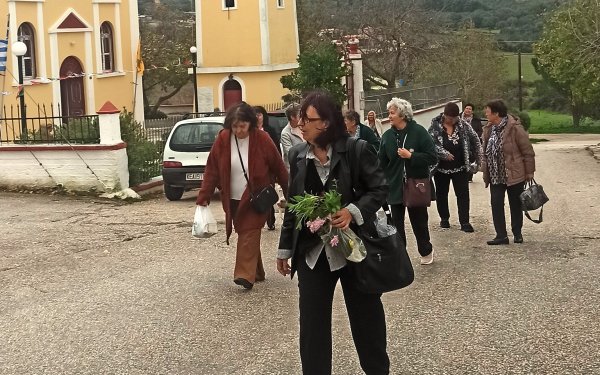 Εορταστική επίσκεψη του ΚΑΠΗ Αργοστολίου στη Μονή Ταξιαρχών για τα Εισόδια της Θεοτόκου