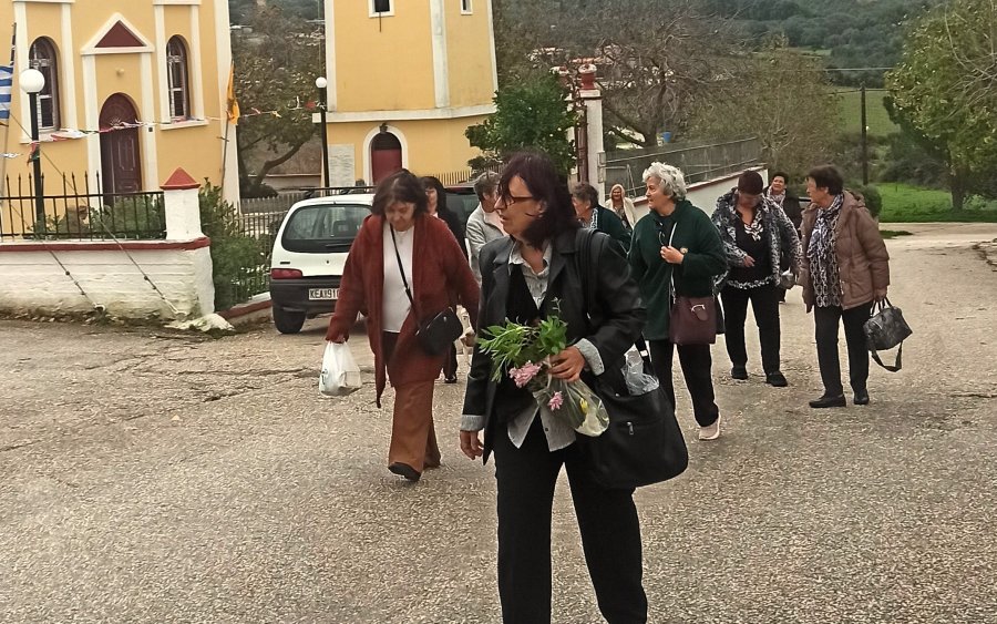 Εορταστική επίσκεψη του ΚΑΠΗ Αργοστολίου στη Μονή Ταξιαρχών για τα Εισόδια της Θεοτόκου