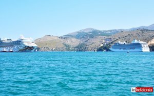 Αργοστόλι: Ωραία κατάσταση! Διπλή άφιξη κρουαζιεροπλοίων και εικόνες προ πανδημίας στην Κεφαλονιά!