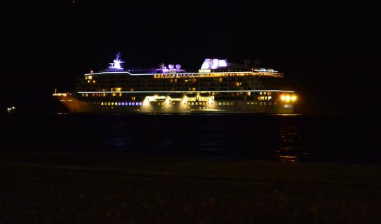 "The World" at night!