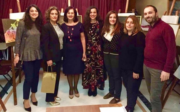 Σε ζεστό κλίμα η Βιβλιοπαρουσίαση & Έκθεση Ζωγραφικής Πολύμνιας στην Αδελφότητα