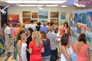 Ληξούρι : Με επιτυχία τα εγκαίνια της έκθεσης ζωγραφικής της εικαστικής ομάδας ΜΟΡΦΕΣ