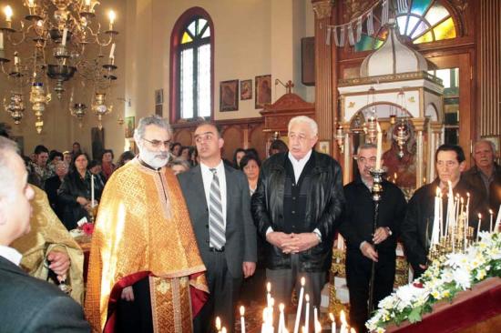 O Εσπερινός στην Ι.Μ. Υπαπαντής στα Βαρειά Ληξουρίου (εικόνες)