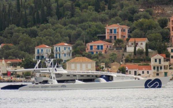 Το πρώτο πλοίο-καταμαράν που κινείται με Ανανεώσιμες Πηγές Ενέργειας και υδρογόνο στην Ιθάκη!