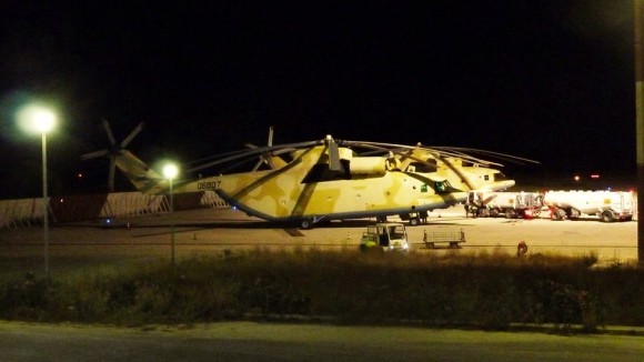 Δυο ελικόπτερα... βαρέων βαρών στην Κεφαλονιά!