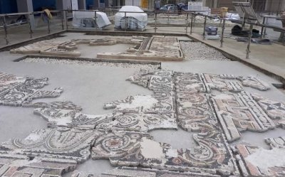 Συνεχίζονται οι εργασίες τοποθέτησης και συντήρησης των ψηφιδωτών στο νέο Μουσείο Σάμης