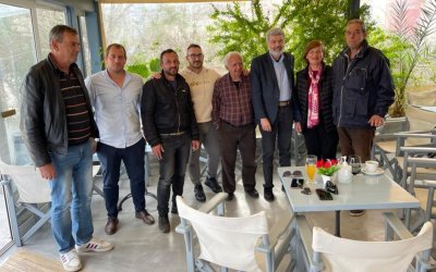 Ο καθηγητής Ναπολέων Μαραβέγιας στην Έρισο - τι είπε με τους προέδρους των τοπικών κοινοτήτων