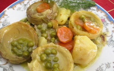 Αγκινάρες αλα πολίτα από την Σία Λαδά!